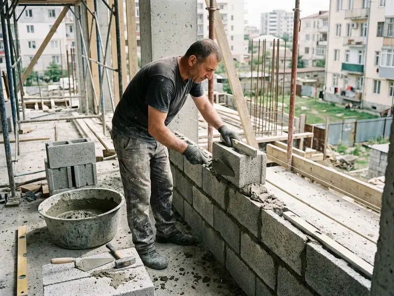 წყობა — ბლოკი და აგური